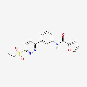 N-(3-(6-(ethylsulfonyl)pyridazin-3-yl)phenyl)furan-2-carboxamide