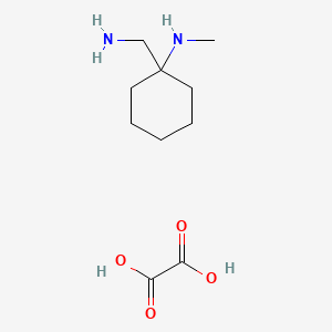 1-(aminomethyl)-N-methylcyclohexan-1-amine; oxalic acid