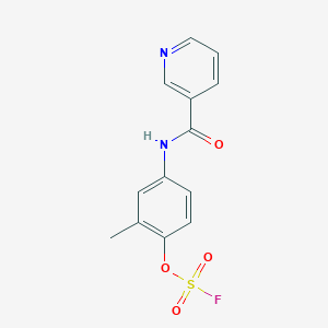 3-[(4-Fluorosulfonyloxy-3-methylphenyl)carbamoyl]pyridine