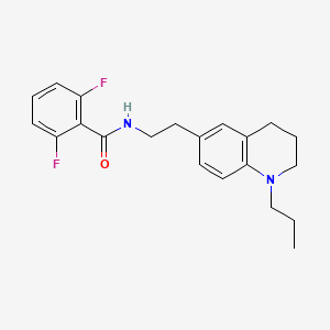 2,6-difluoro-N-(2-(1-propyl-1,2,3,4-tetrahydroquinolin-6-yl)ethyl)benzamide
