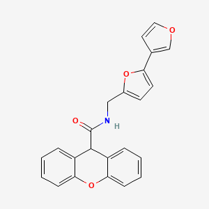 N-([2,3'-bifuran]-5-ylmethyl)-9H-xanthene-9-carboxamide