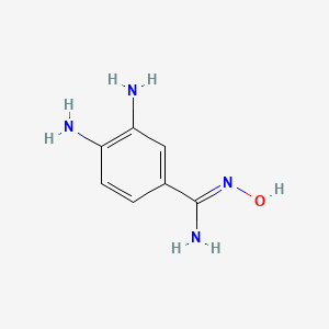 molecular formula C7H10N4O B2683202 3,4-Diaminobenzamidoxime CAS No. 1469816-70-3