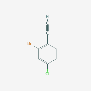 2-Bromo-4-chloro-1-ethynylbenzene