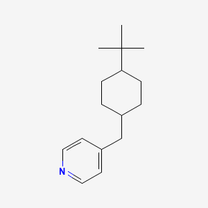 molecular formula C16H25N B2683239 4-[(4-Tert-butylcyclohexyl)methyl]pyridine CAS No. 865074-81-3