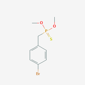 molecular formula C9H12BrO2PS B2683258 O,O-dimethyl [(4-bromophenyl)methyl]phosphonothioate CAS No. 2470438-15-2