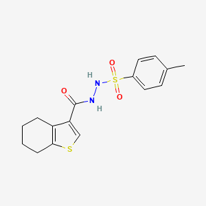 N'-[(4-methylphenyl)sulfonyl]-4,5,6,7-tetrahydro-1-benzothiophene-3-carbohydrazide