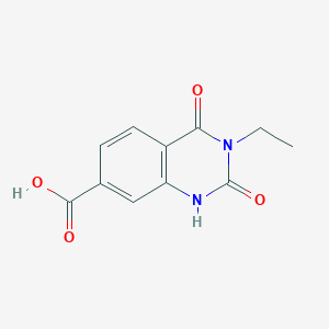 3-Ethyl-2,4-dioxo-1,2,3,4-tetrahydroquinazoline-7-carboxylic acid