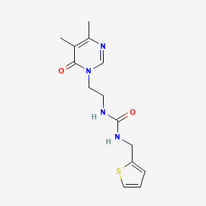 1-(2-(4,5-dimethyl-6-oxopyrimidin-1(6H)-yl)ethyl)-3-(thiophen-2-ylmethyl)urea