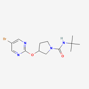 3-[(5-bromopyrimidin-2-yl)oxy]-N-tert-butylpyrrolidine-1-carboxamide