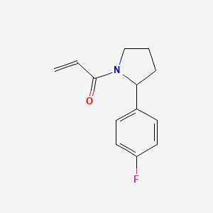 1-[2-(4-Fluorophenyl)pyrrolidin-1-yl]prop-2-en-1-one