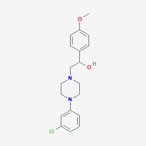 2-[4-(3-Chlorophenyl)piperazin-1-yl]-1-(4-methoxyphenyl)ethanol