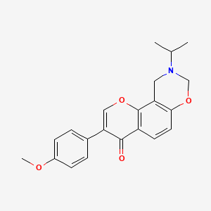 9-isopropyl-3-(4-methoxyphenyl)-9,10-dihydrochromeno[8,7-e][1,3]oxazin-4(8H)-one