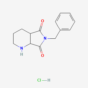 6-benzyl-octahydro-1H-pyrrolo[3,4-b]pyridine-5,7-dione hydrochloride