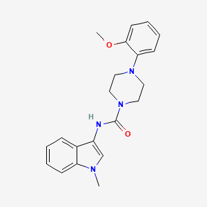 4-(2-methoxyphenyl)-N-(1-methyl-1H-indol-3-yl)piperazine-1-carboxamide