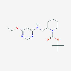 tert-Butyl 2-(((6-ethoxypyrimidin-4-yl)amino)methyl)piperidine-1-carboxylate