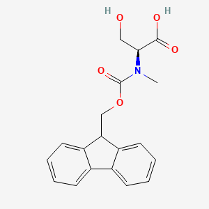 molecular formula C19H19NO5 B2683843 Fmoc-N-Me-Ser-OH CAS No. 291311-48-3