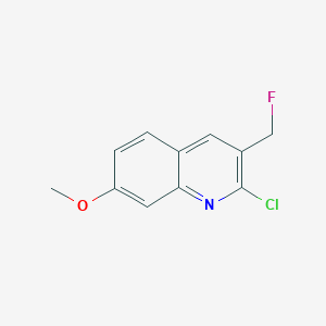 2-Chloro-3-(fluoromethyl)-7-methoxyquinoline