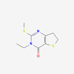 3-Ethyl-2-methylsulfanyl-6,7-dihydrothieno[3,2-d]pyrimidin-4-one