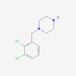 molecular formula C11H16Cl4N2 B2683995 1-[(2,3-Dichlorophenyl)methyl]piperazine CAS No. 636607-91-5
