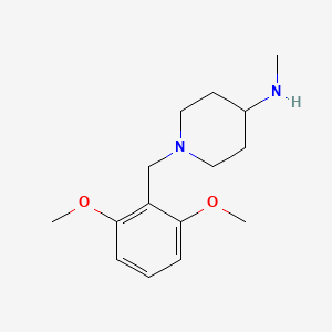 1-(2,6-Dimethoxybenzyl)-n-methylpiperidin-4-amine