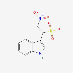 molecular formula C10H9KN2O5S B2684009 1-(1H-indol-3-yl)-2-nitroethanesulfonate CAS No. 32547-30-1