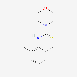 molecular formula C13H18N2OS B2684076 N-(2,6-dimethylphenyl)morpholine-4-carbothioamide CAS No. 344304-88-7