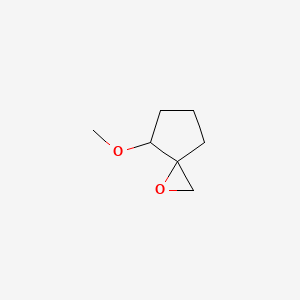 molecular formula C7H12O2 B2684106 4-Methoxy-1-oxaspiro[2.4]heptane CAS No. 2162928-60-9