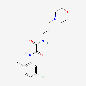molecular formula C16H22ClN3O3 B2684134 N-(5-chloro-2-methylphenyl)-N'-[3-(morpholin-4-yl)propyl]ethanediamide CAS No. 899956-64-0