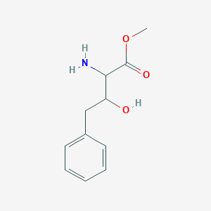 molecular formula C11H15NO3 B2684201 Methyl 2-amino-3-hydroxy-4-phenylbutanoate CAS No. 81135-78-6