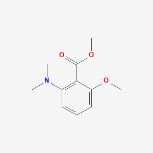 molecular formula C11H15NO3 B2684214 Methyl 2-(dimethylamino)-6-methoxybenzoate CAS No. 2193066-83-8