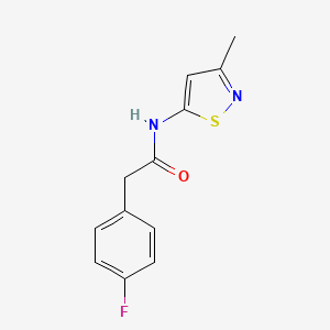2-(4-fluorophenyl)-N-(3-methylisothiazol-5-yl)acetamide