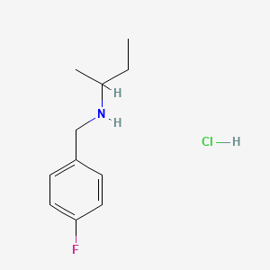 B2684221 N-(4-Fluorobenzyl)-2-butanamine hydrochloride CAS No. 1049678-16-1; 343854-19-3