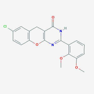 7-chloro-2-(2,3-dimethoxyphenyl)-3H-chromeno[2,3-d]pyrimidin-4(5H)-one