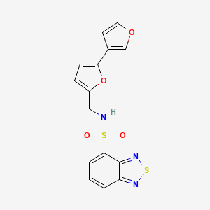 N-([2,3'-bifuran]-5-ylmethyl)benzo[c][1,2,5]thiadiazole-4-sulfonamide