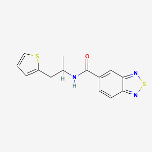 N-(1-(thiophen-2-yl)propan-2-yl)benzo[c][1,2,5]thiadiazole-5-carboxamide