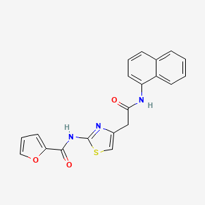 N-(4-{[(naphthalen-1-yl)carbamoyl]methyl}-1,3-thiazol-2-yl)furan-2-carboxamide