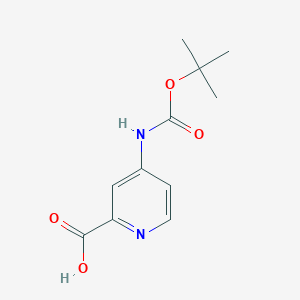 4-(Tert-butoxycarbonylamino)picolinic acid