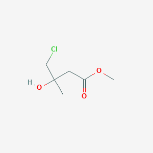 molecular formula C6H11ClO3 B2684304 Methyl 4-chloro-3-hydroxy-3-methylbutanoate CAS No. 6124-72-7