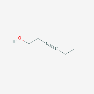 molecular formula C7H12O B026844 4-Heptyn-2-ol CAS No. 19781-81-8