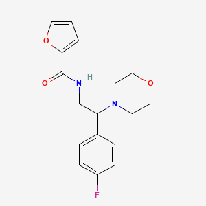 N-[2-(4-fluorophenyl)-2-(morpholin-4-yl)ethyl]furan-2-carboxamide