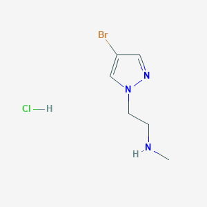 [2-(4-bromo-1H-pyrazol-1-yl)ethyl](methyl)amine hydrochloride