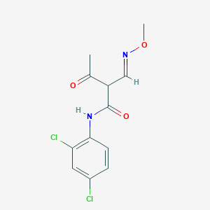 N-(2,4-dichlorophenyl)-2-[(methoxyimino)methyl]-3-oxobutanamide