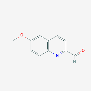 molecular formula C11H9NO2 B2684585 6-Methoxyquinoline-2-carbaldehyde CAS No. 89060-22-0