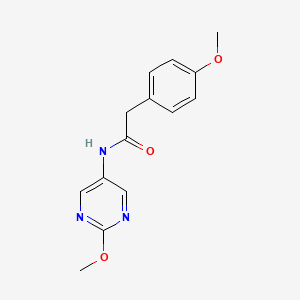 2-(4-methoxyphenyl)-N-(2-methoxypyrimidin-5-yl)acetamide