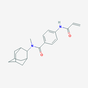 N-(2-Adamantyl)-N-methyl-4-(prop-2-enoylamino)benzamide