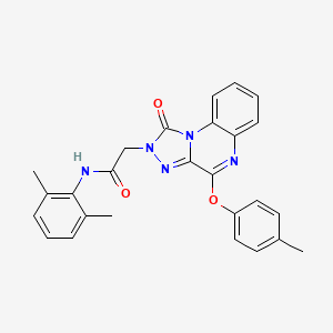 N-(2,6-dimethylphenyl)-2-[4-(4-methylphenoxy)-1-oxo[1,2,4]triazolo[4,3-a]quinoxalin-2(1H)-yl]acetamide