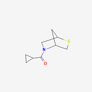 2-Thia-5-azabicyclo[2.2.1]heptan-5-yl(cyclopropyl)methanone