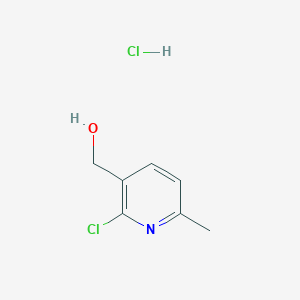 (2-Chloro-6-methylpyridin-3-yl)methanol;hydrochloride
