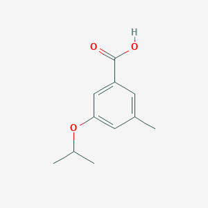 molecular formula C11H14O3 B2684659 3-Isopropoxy-5-methylbenzoic acid CAS No. 1369775-54-1