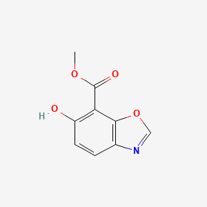 molecular formula C9H7NO4 B2684691 Methyl 6-hydroxy-1,3-benzoxazole-7-carboxylate CAS No. 155012-54-7